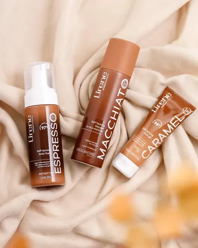 Gel Facial Autobronceador Lirene Caramel 75ml
