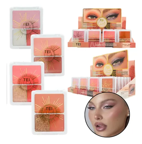 Paleta De Sombra De Ojos Tei Nude Eyeshadow 3 Tonos Calidos