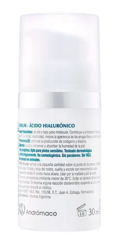 Dermaglós Facial Sérum Ácido Hialurónico Hidratante Antiedad