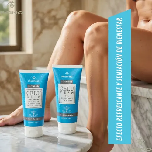 Reino Celuderm Gel Exfoliante Y Crema Anticelulítica