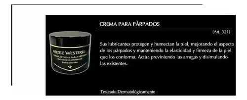 Crema Para Párpados De Artez Westerley Art 321