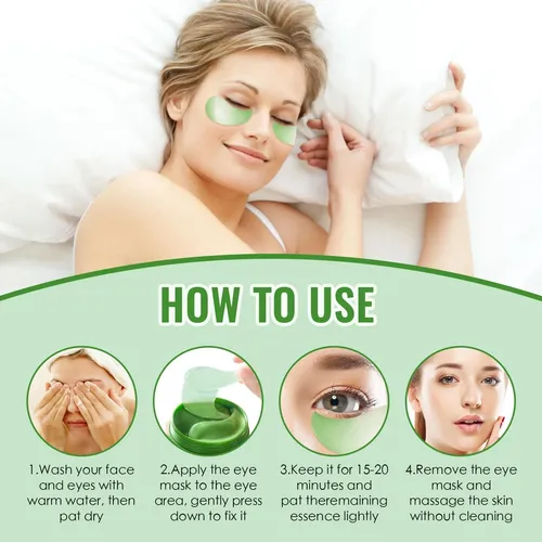 Parches Para Ojeras +serum Facial Aloe Vera Hidratante 30ml