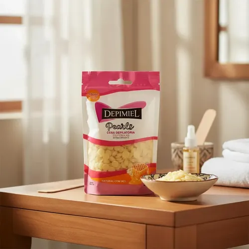 Cera Depilatoria en Perlas Depimiel Natural para Sistema Español 200g