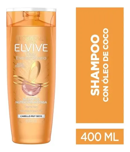 Pack Shampoo Elvive Óleo Extraordinario Coco 400 Ml
