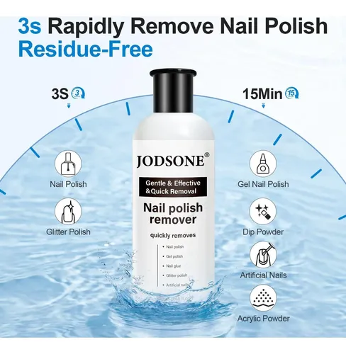 Removedor De Uñas Sin Acetona Jodsone 8.45 Fl Oz