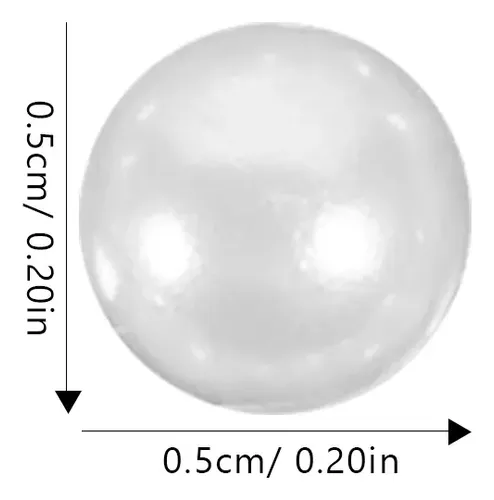 4 Láminas De Perlas Faciales Y Para Uñas Adhesivas