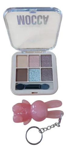 Labial Y Paleta De Sombras Aplicador Maquillaje Combos X 7