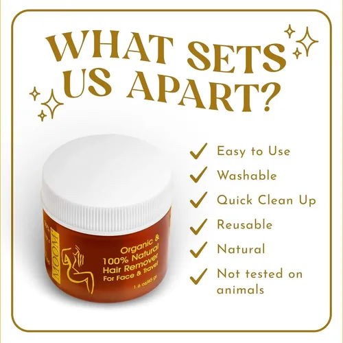 Moom Cera Facial Viaje Kit Sugaring 1.6 Oz