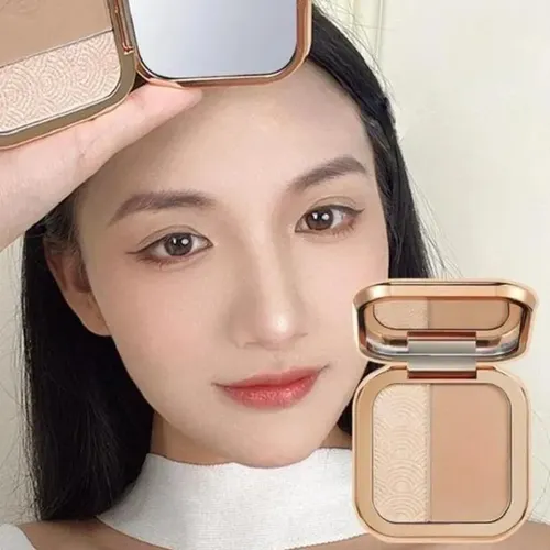 Iluminador Facial En Polvo Dúo Maquillaje