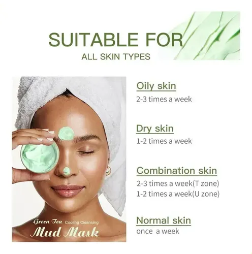 Ma/ Mascarilla De Arcilla De Té Verde, Limpieza Profundax