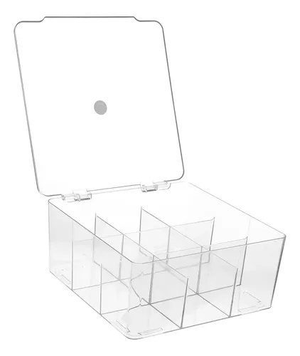 Jsjx Caja De Almacenamiento Plástica Con Divisiones