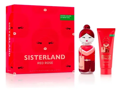 Perfume De Mujer Benetton Set Sisterland Red Rose Edt
