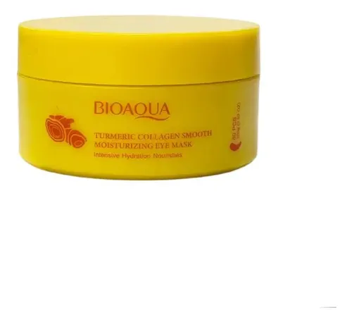 Parches Bioaqua Hidrogel Para Ojos Ojeras Curcuma