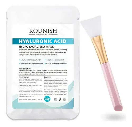 Mascarilla Jelly Mask Kounish Acido Hialuronico Hidroplastic Todo Tipo De Piel