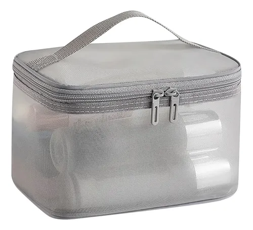 Bolsa De Maquillaje De Malla De Doble Capa M, Bolsa De Tocad