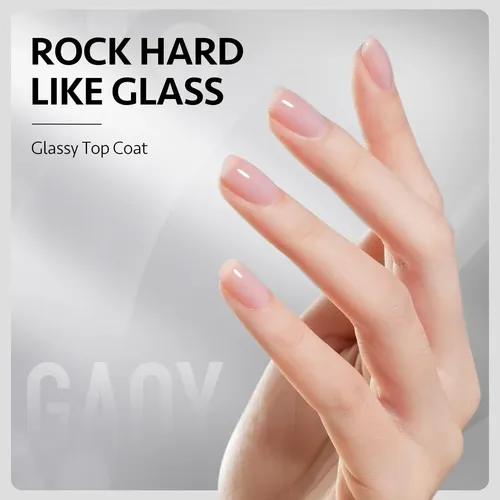 Set De Gel Para Uñas Gaoy 3 Pcs 16ml Brillante Y Sin