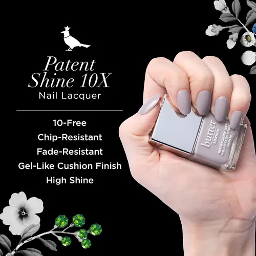 Esmalte De Uñas Butter London Patent Shine 10x Gris