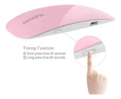 Cabina De Uñas 6w Lampara Luz Led Secador Uv Manos Esculpida