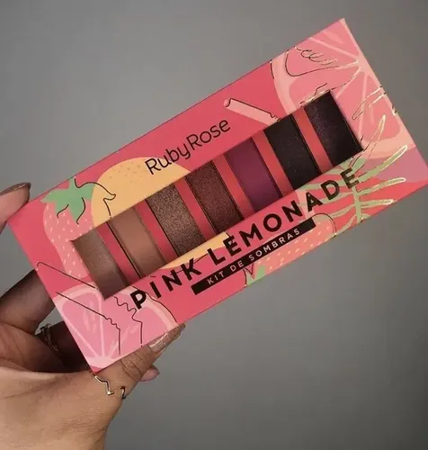 Paleta Kit De Sombras De 7 Tonos Pink Lemonade By Ruby Rose