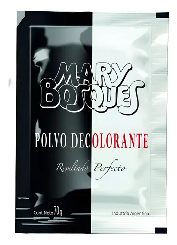 Polvo Decolorante Para Cabello Capilar Mary Bosques X 70g
