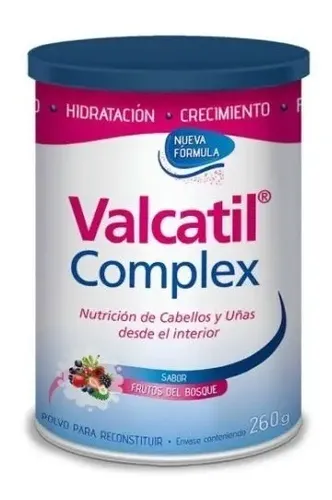 Suplemento Valcatil Complex Nutricion Cabello Uñas Polvo 260