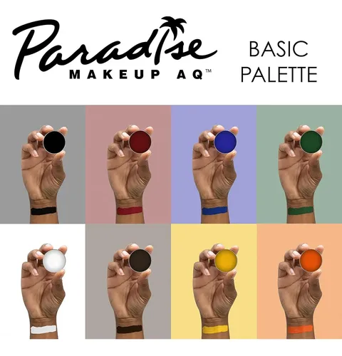 Paleta De Maquillaje Fx Mehron Paradise 8 Colores