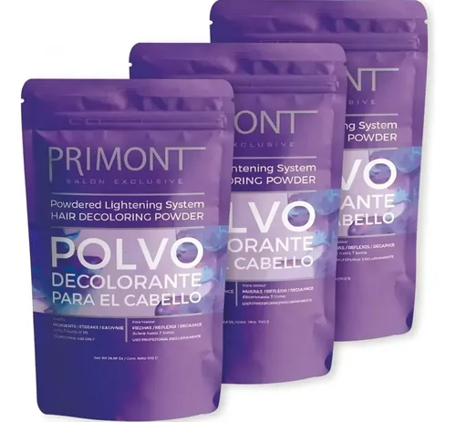 Primont Polvo Decolorante X3 Máxima Calidad 700gr