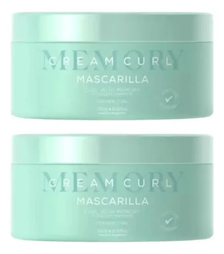 Kit Mascaras Bekim Memory Cream Curl Rulos Nutricion 250g X2