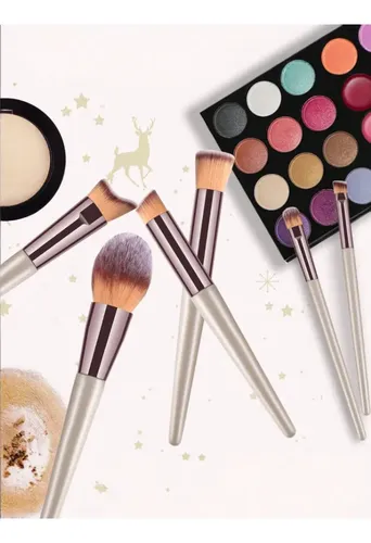 Set De Brochas De Maquillaje Velvoss, 14 Piezas, Color Y