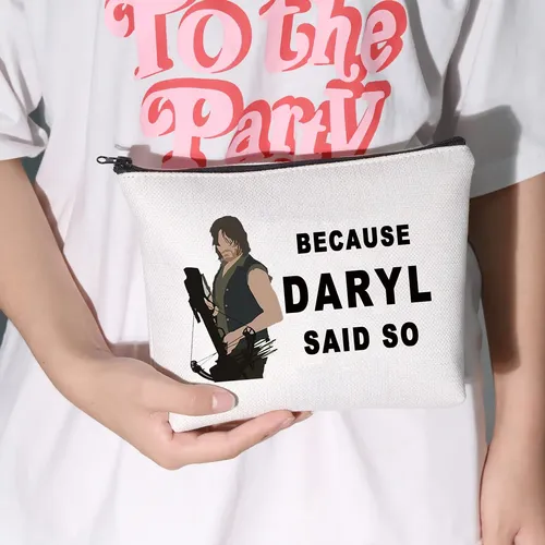 Bolsa De Maquillaje Cosmética Levlo Daryl Quote Daryl Fans D