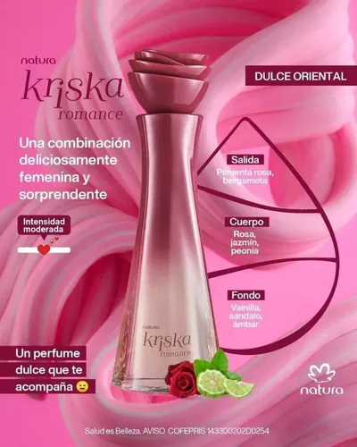 Perfume De Mujer Natura Kriska Romance, 100 Ml
