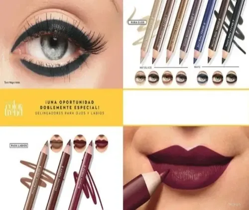 Delineador De Ojos En Lápiz Avon Color Trend Tati Cosmetics Color Violeta metálico