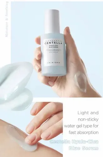 Skin1004 Madagascar Centella Hyalu Cica Blue Serum 50ml Momento De Aplicación Día/noche Tipo De Piel Todo Tipo De Piel