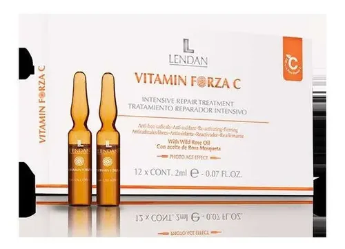 Lendan Sérum Reparador con Vitamina C y Ácido Hialurónico para Rostro 2mL