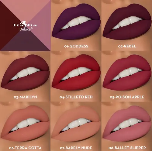 Labial Italia Deluxe Mousse Matte Labial Mousse Italia color marilyn