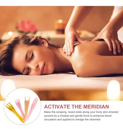 . Nuevo Espátula Masajeadora Board Gua Sha, 4 Unidades