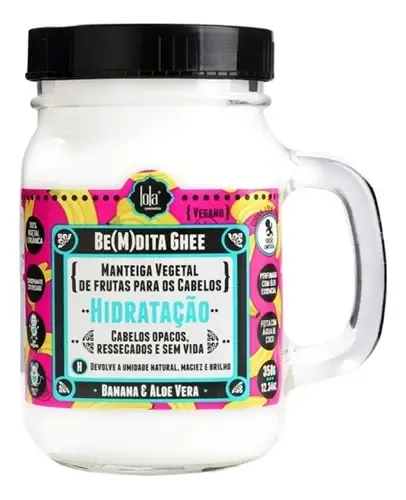 Máscara Capilar Bemdita Ghee Hidratante Banana 350ML