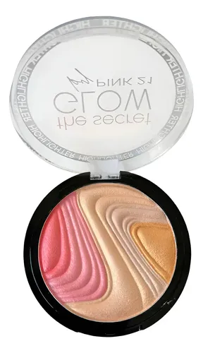 Iluminador En Polvo Brillante Pink21 The Secret Glow Tono 02 9g