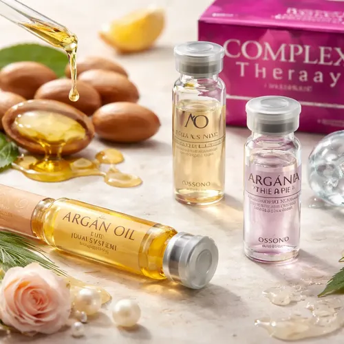 Kit X3 Ampollas Ossono Argan Keratina Complex Therapy