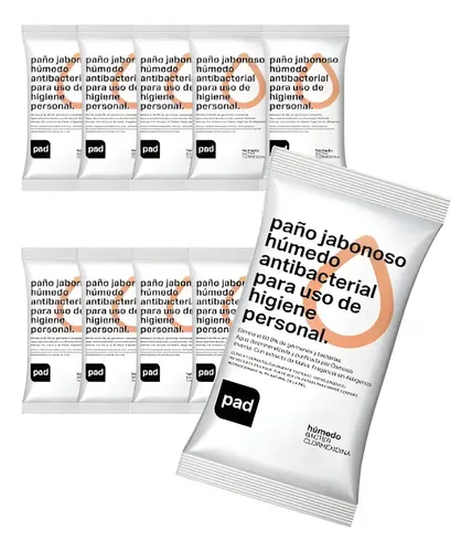 Paño Jabonoso Clorhexidina Corporal Pad Antibac. X 20 Uds