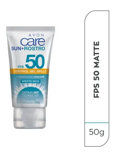 Protector Solar Control de brillo FPS50 Avon Care Sun+