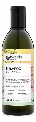 Shampoo Anticaspa Botanika X350ml Apto Vegano