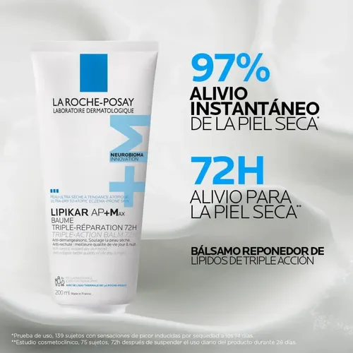 La Roche Posay Lipikar Ap+max Baume Piel Sensible X 200ml