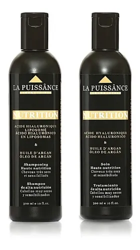 La Puissance Nutrición Argán Shampoo + Tratamiento  X 300ml