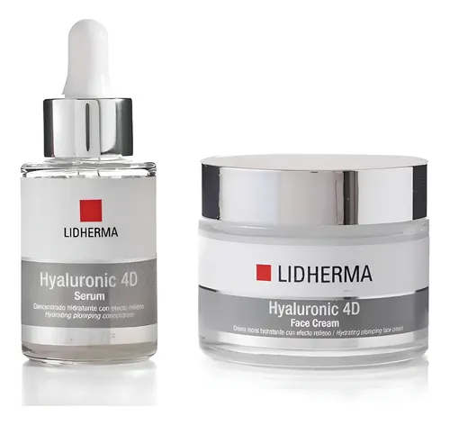 Crema Y Serum Lidherma Hyaluronic 4d Face Cream