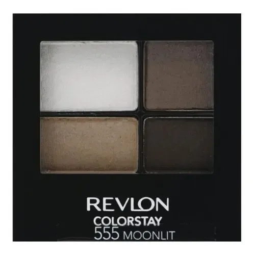 Cuarteto de sombras de ojos Revlon Colorstay 555 Moonlit, varios colores