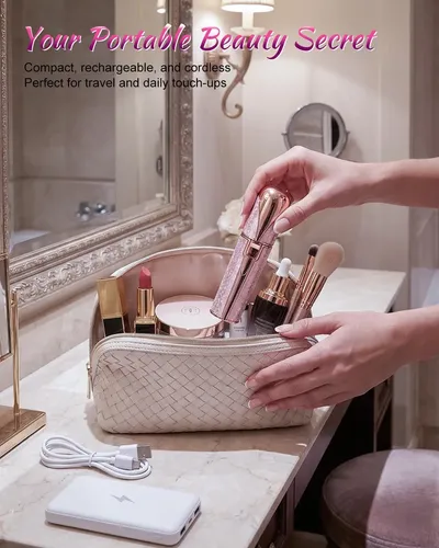 Depiladora Eléctrica Facial Mujer Inalámbrica Impermeable