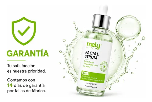 Serum Facial Ácido Hialurónico 4 En 1 Niacinamida Mely Mixta