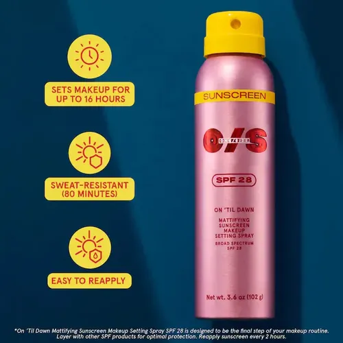 Spray Fijador Mate Con Protector Solar Fps 28 One/size