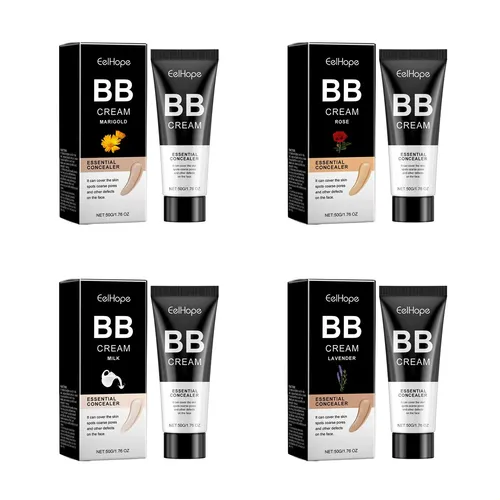 Crema Bb De Color Natural Eelhope, Hidratante Y Ligera Para